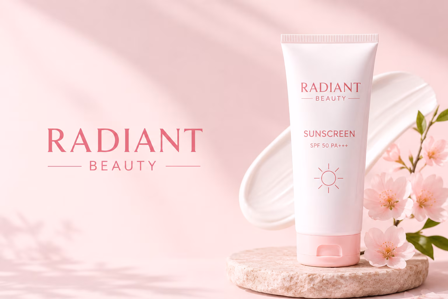 Radiant Beauty Daily Sunscreen SPF 50 PA++++ for broad-spectrum sun protection